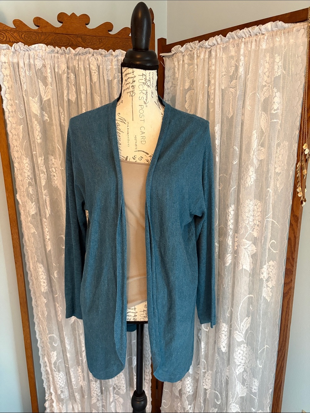 Forever 21 Teal Cardigan